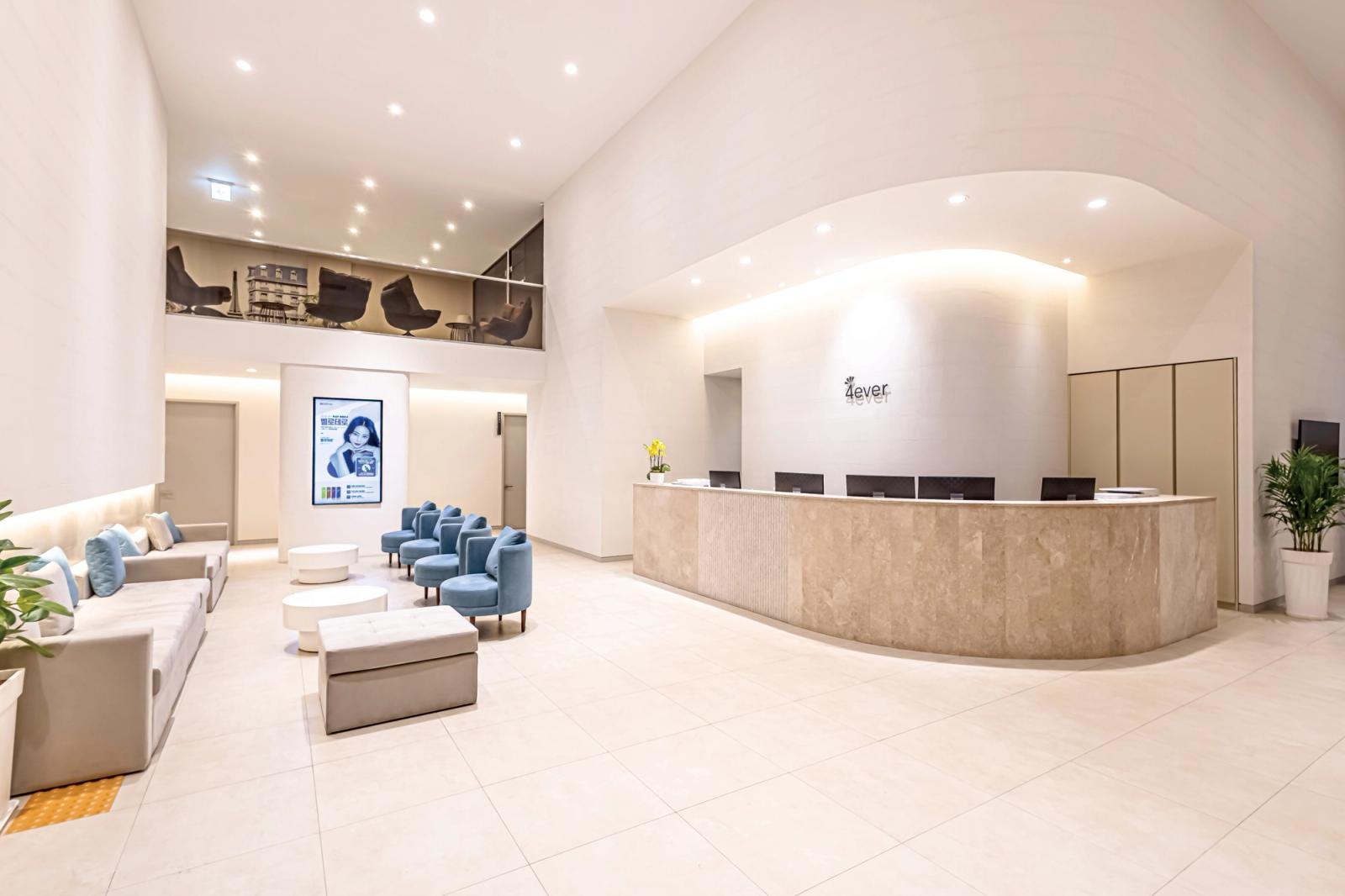 Reception at Forever Plastic Surgery & Dermatology Gangnam, Patio9, Nonhyeon-ro